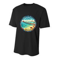 Progresso Mexico Cruise Destination Youth Performance Sprint T-Shirt