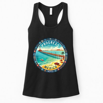 Progresso Mexico Cruise Destination Womens Tank Top