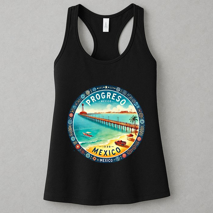 Progresso Mexico Cruise Destination Womens Tank Top