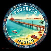 Progresso Mexico Cruise Destination Baby Bodysuit