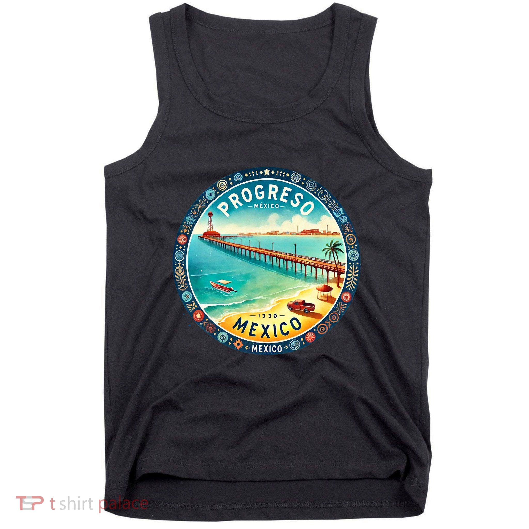 Progresso Mexico Cruise Destination Tank Top