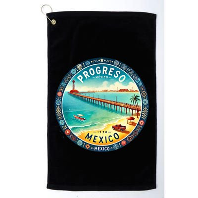 Progresso Mexico Cruise Destination Golf Towel