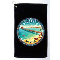 Progresso Mexico Cruise Destination Golf Towel
