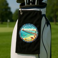 Progresso Mexico Cruise Destination Golf Towel