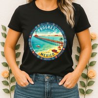 Progresso Mexico Cruise Destination Womens T-Shirt