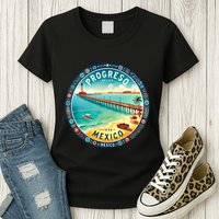 Progresso Mexico Cruise Destination Womens T-Shirt