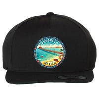 Progresso Mexico Cruise Destination Wool Snapback Cap