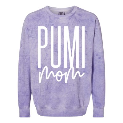 Pumi Mom Cute Pumi Dog Mama I Love My Pumi Gift Colorblast Crewneck Sweatshirt