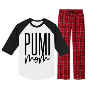 Pumi Mom Cute Pumi Dog Mama I Love My Pumi Gift Raglan Sleeve Pajama Set