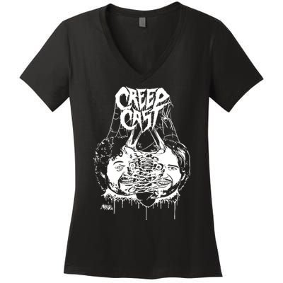 Papa Meat Creep Cast Women's V-Neck T-Shirt