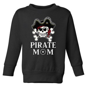 Pirate Mama Costume Jolly Roger Crossbones Toddler Sweatshirt