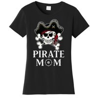 Pirate Mama Costume Jolly Roger Crossbones Women's T-Shirt