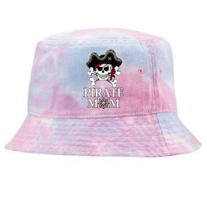 Pirate Mama Costume Jolly Roger Crossbones Tie-Dyed Bucket Hat