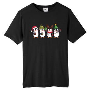 Penguin Merry Christmas Sweatshirt Cute Penguin Xmas Light Tall Fusion ChromaSoft Performance T-Shirt