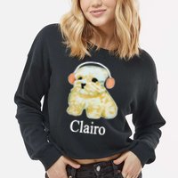 Paul Mescal Clairo Dog Cropped Pullover Crew