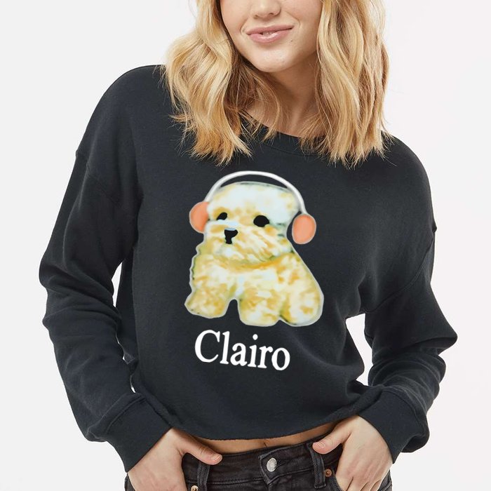 Paul Mescal Clairo Dog Cropped Pullover Crew