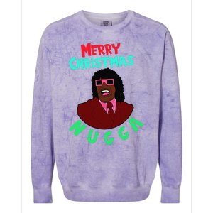 Pin.K Merry Christmas Nugga After Next Christmas Colorblast Crewneck Sweatshirt