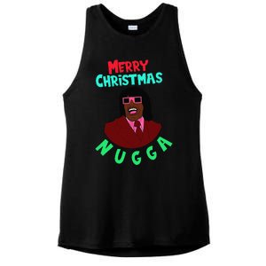 Pin.K Merry Christmas Nugga After Next Christmas Ladies PosiCharge Tri-Blend Wicking Tank