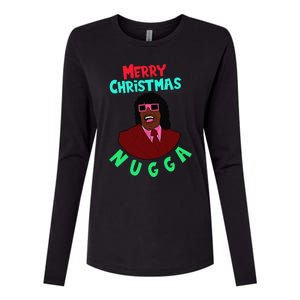 Pin.K Merry Christmas Nugga After Next Christmas Womens Cotton Relaxed Long Sleeve T-Shirt