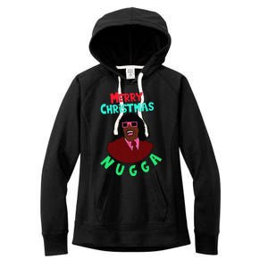 Pin.K Merry Christmas Nugga After Next Christmas Women's Fleece Hoodie