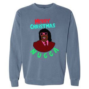 Pin.K Merry Christmas Nugga After Next Christmas Garment-Dyed Sweatshirt