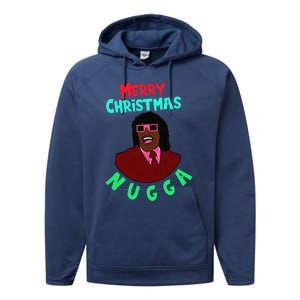 Pin.K Merry Christmas Nugga After Next Christmas Performance Fleece Hoodie