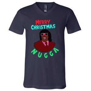 Pin.K Merry Christmas Nugga After Next Christmas V-Neck T-Shirt