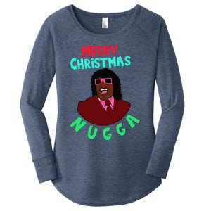 Pin.K Merry Christmas Nugga After Next Christmas Women's Perfect Tri Tunic Long Sleeve Shirt