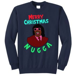 Pin.K Merry Christmas Nugga After Next Christmas Tall Sweatshirt