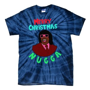 Pin.K Merry Christmas Nugga After Next Christmas Tie-Dye T-Shirt