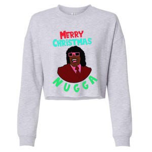 Pin.K Merry Christmas Nugga After Next Christmas Cropped Pullover Crew