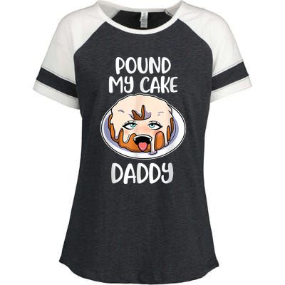 Pound My Cake Daddy Enza Ladies Jersey Colorblock Tee