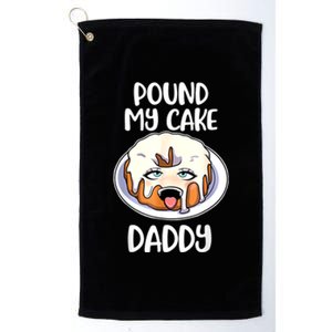 Pound My Cake Daddy Platinum Collection Golf Towel