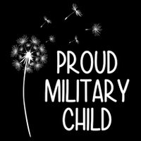 Proud Military Child Dandelion Purple Up Zip Tote Bag