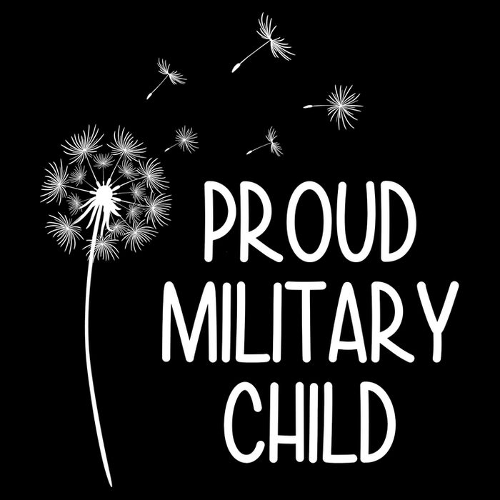 Proud Military Child Dandelion Purple Up Zip Tote Bag