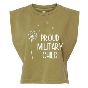 Proud Military Child Dandelion Purple Up Garment-Dyed Women's Muscle Tee