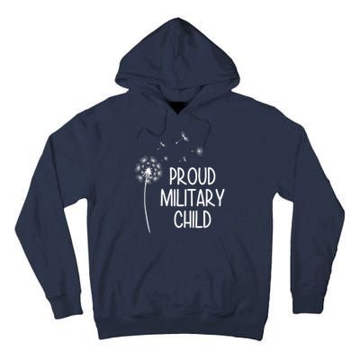 Proud Military Child Dandelion Purple Up Tall Hoodie