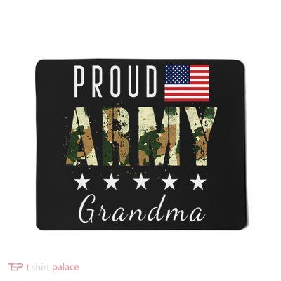 Proud Military Camouflage Proud Army Grandma Mother's Gift Mousepad