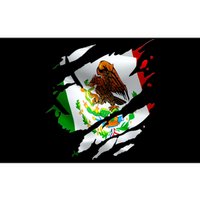 Proud Mexican Chicano Latino Torn Ripped Mexico Flag Bumper Sticker