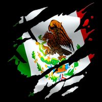 Proud Mexican Chicano Latino Torn Ripped Mexico Flag 7-Panel Snapback Hat