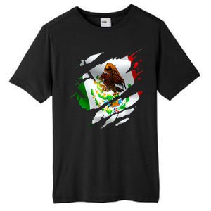 Proud Mexican Chicano Latino Torn Ripped Mexico Flag Tall Fusion ChromaSoft Performance T-Shirt