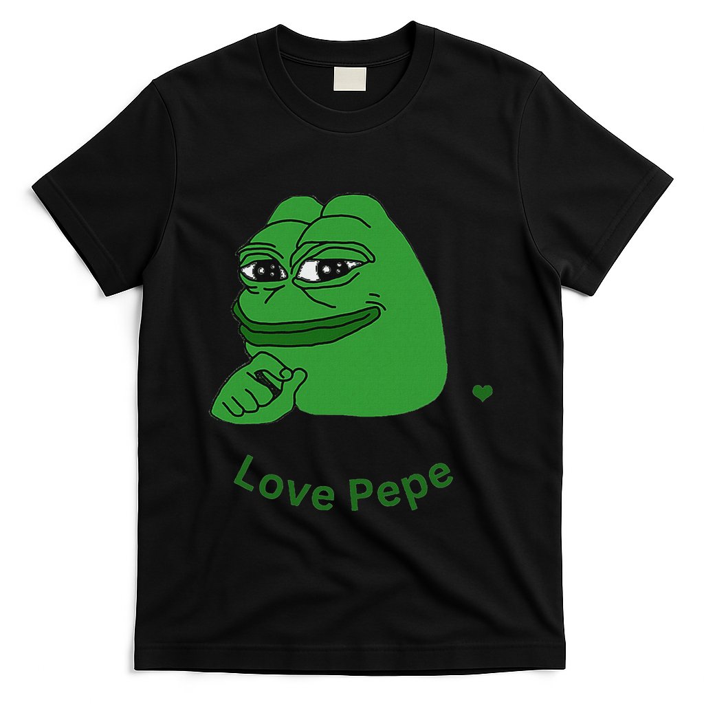 Pepe Meme Coin Crypto Coin Love Pepe T-Shirt