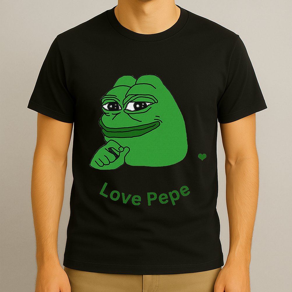 Pepe Meme Coin Crypto Coin Love Pepe T-Shirt