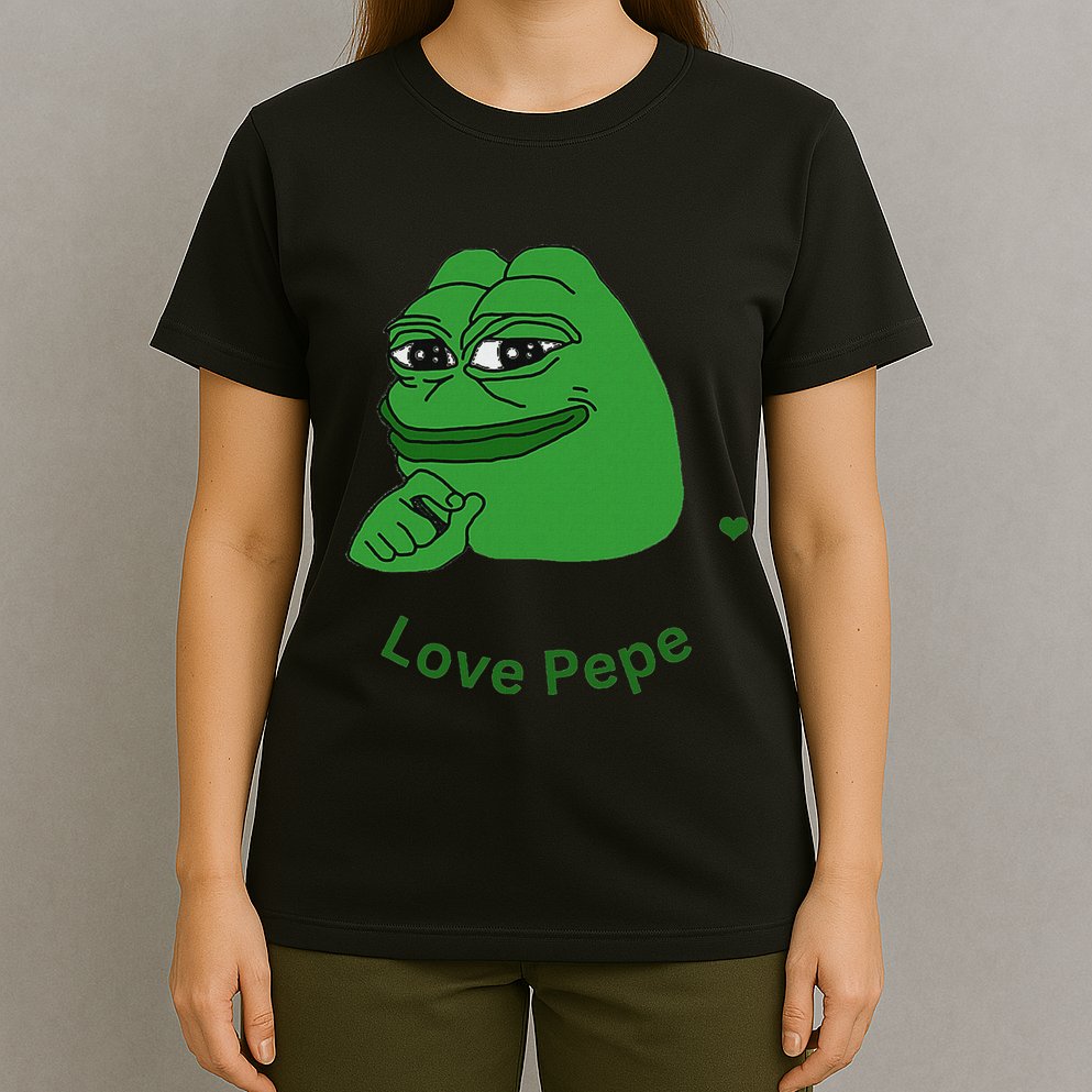 Pepe Meme Coin Crypto Coin Love Pepe T-Shirt
