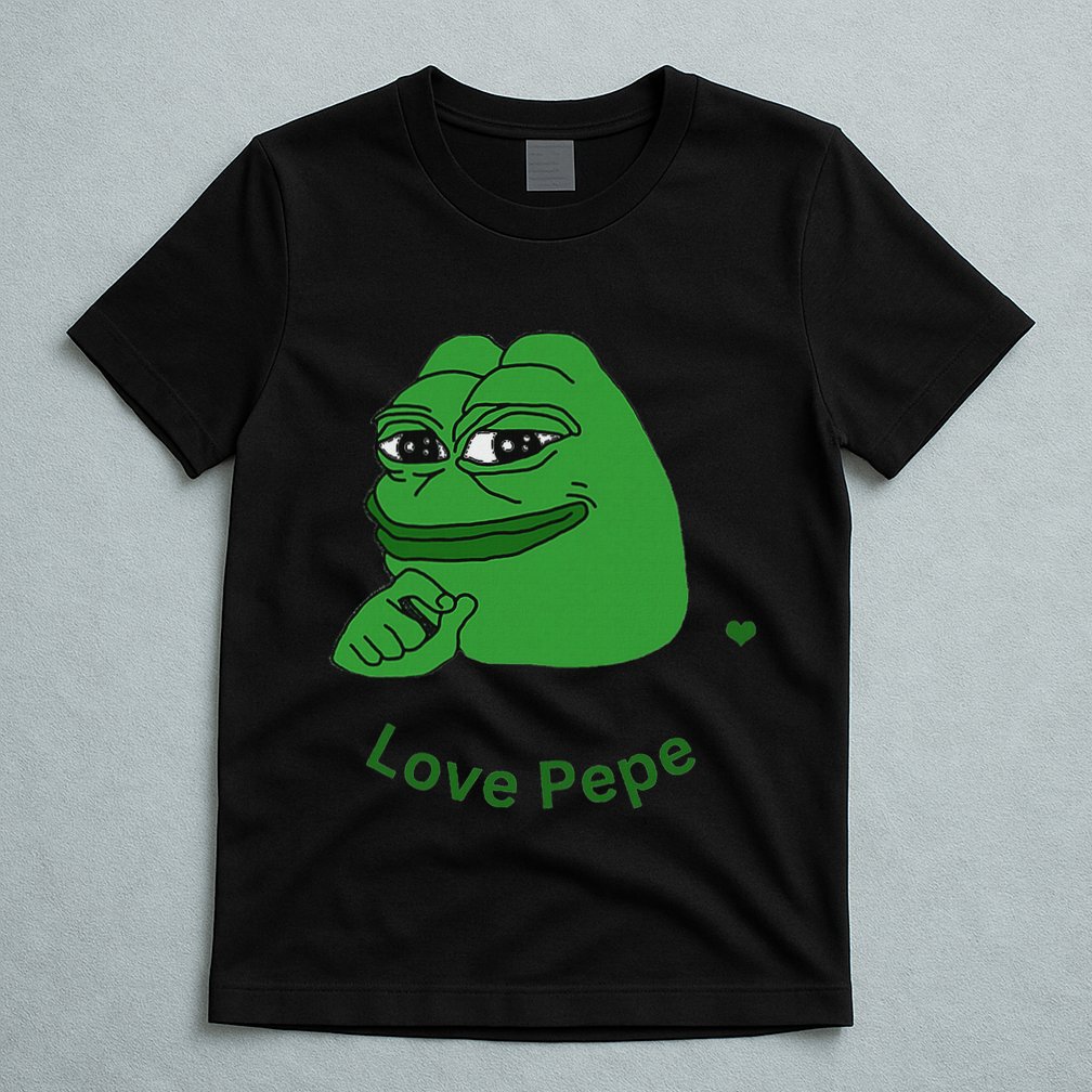 Pepe Meme Coin Crypto Coin Love Pepe T-Shirt