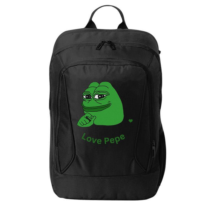 Pepe Meme Coin Crypto Coin Love Pepe City Backpack