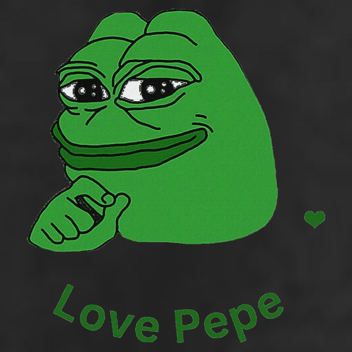 Pepe Meme Coin Crypto Coin Love Pepe Golf Towel