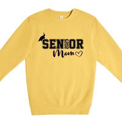 Proud Mom Cute Heart Graduate Senior 2025 Graduation Gift Premium Crewneck Sweatshirt