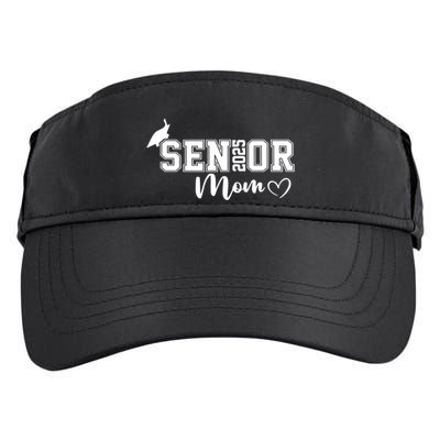 Proud Mom Cute Heart Graduate Senior 2025 Graduation Gift Adult Drive Performance Visor
