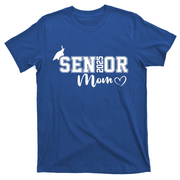 Proud Mom Cute Heart Graduate Senior 2025 Graduation Gift T-Shirt